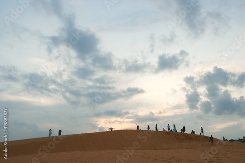 red sand desert of Vietnam