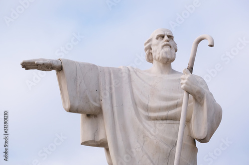 Marble monument to St. Andrew photo