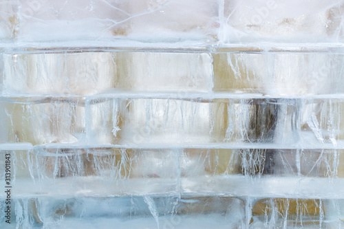 Wall ice blocks
