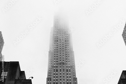 rockefeller center from below