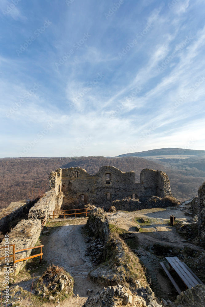 Castle of Somosko on the border of Hungary and Slovakia