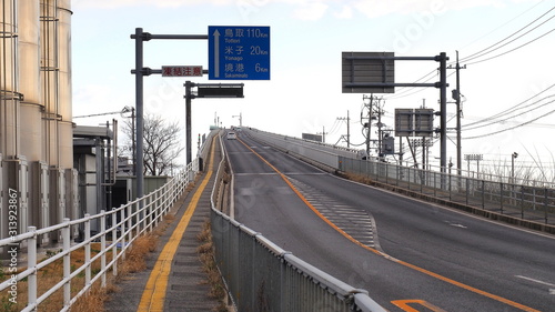 Obraz na płótnie 江島大橋（べた踏み坂）１