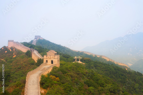 top view of the great wall