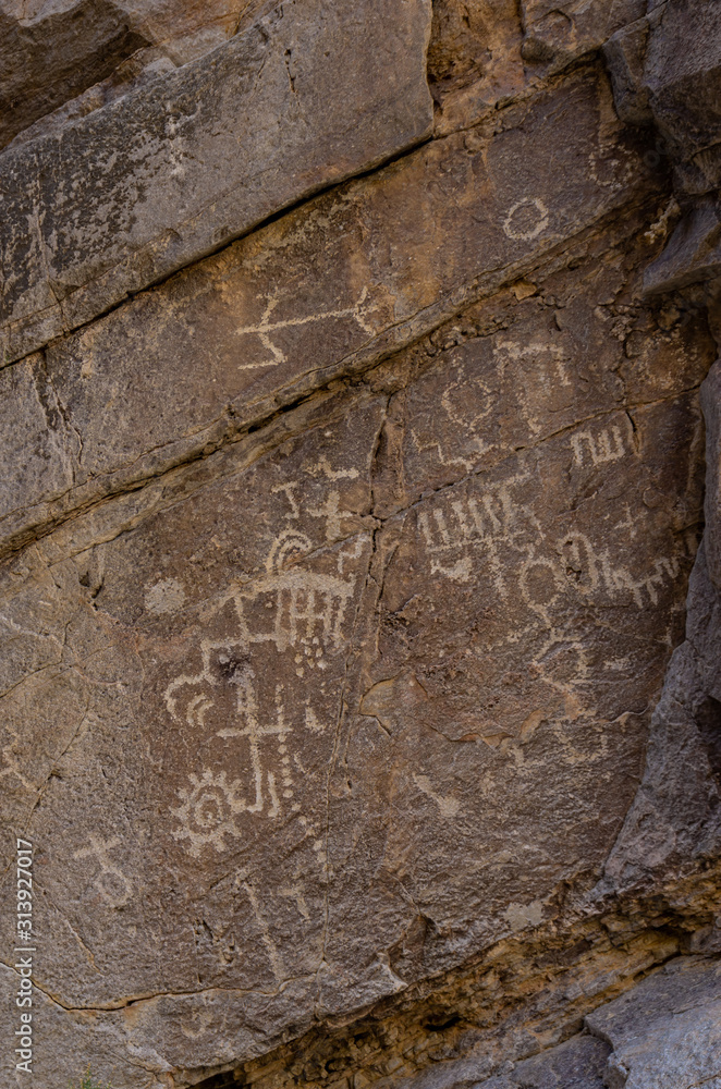 Arrow Canyon Petroglyphs