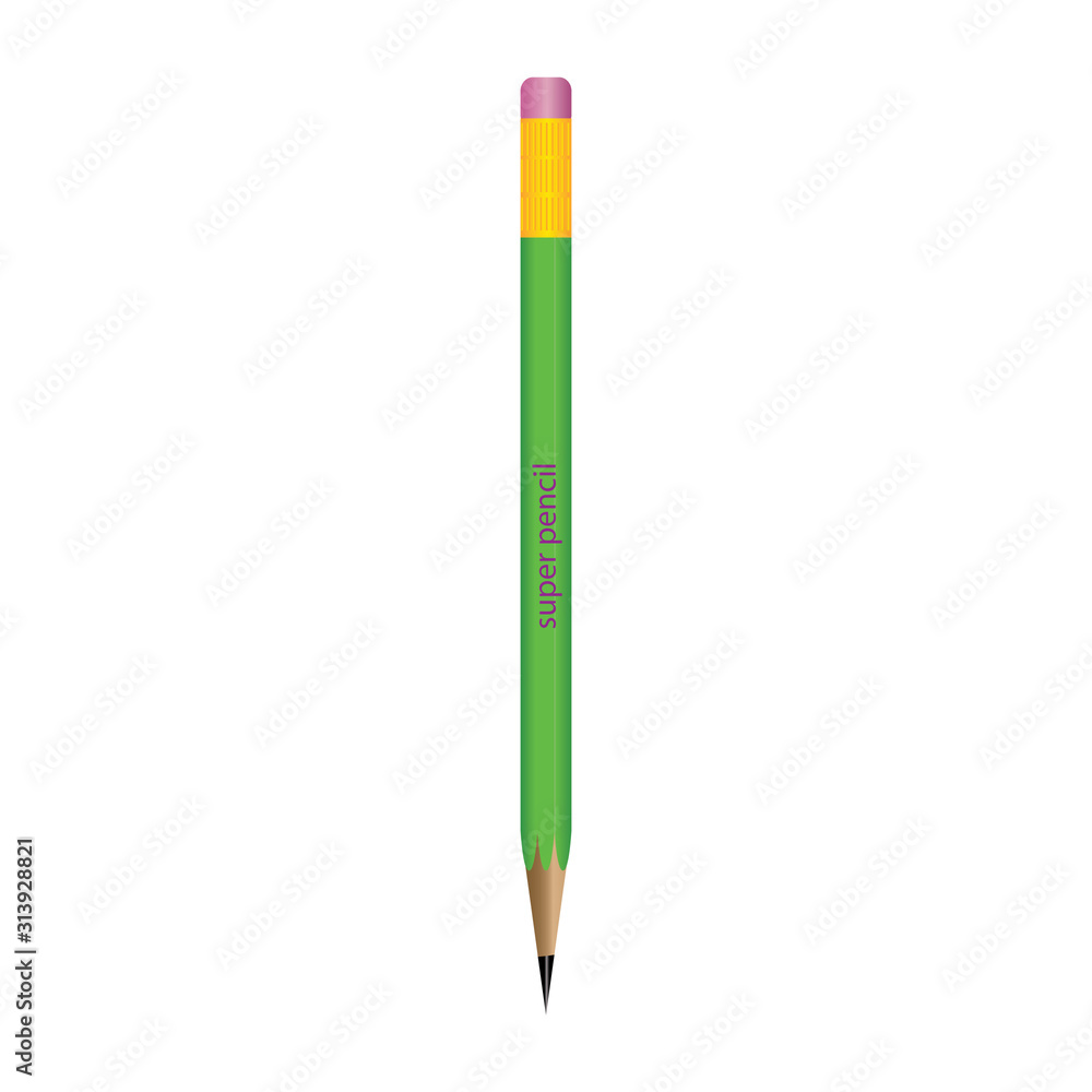 pencil isolated on white background pencil isolated on white background