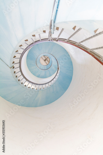 Wendeltreppe im Leuchtturm Spirale Architektur Treppe