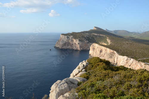 cliffs at capo caccia, alghero, sardinia, italy