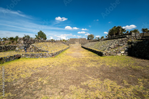 Cantona, Puebla, Mexico - a mesoamerican archaeoligical site with only few visitors photo