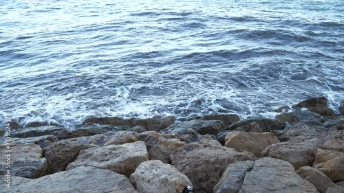 Magnificent seascapes on the Spanish promenade in the city of Alicante