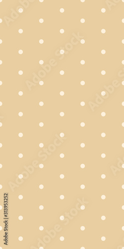 Vector seamless polka dots vertical pattern. Simple design for wrapping, wallpaper, textile