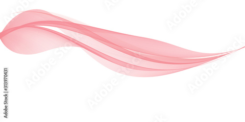 Pink wavy design on white background