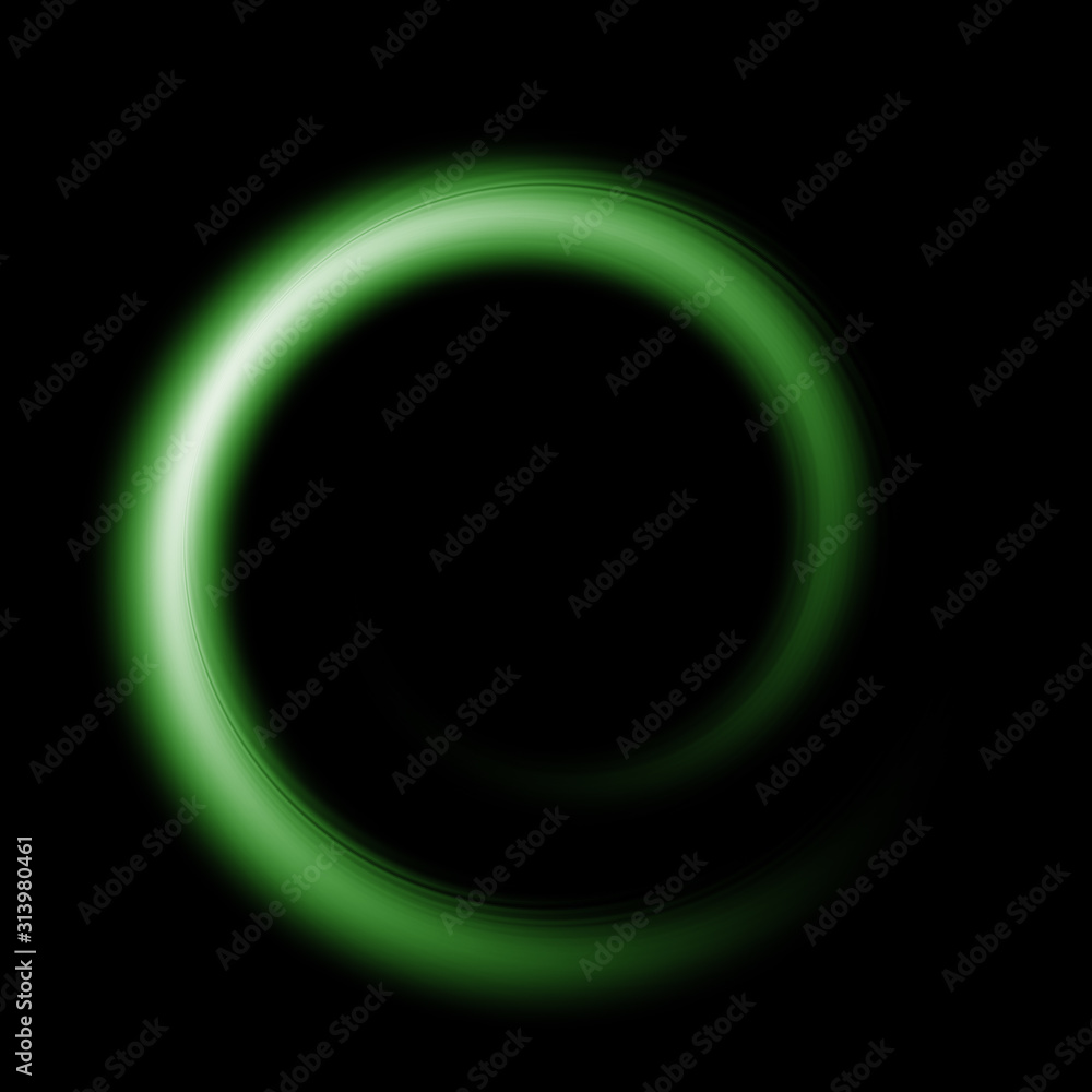 A black background with a green curve A black background with a green curve