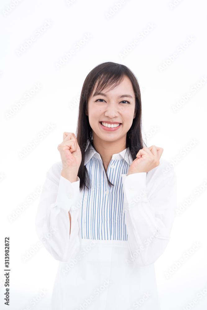 喜ぶ女性 喜ぶ女性
