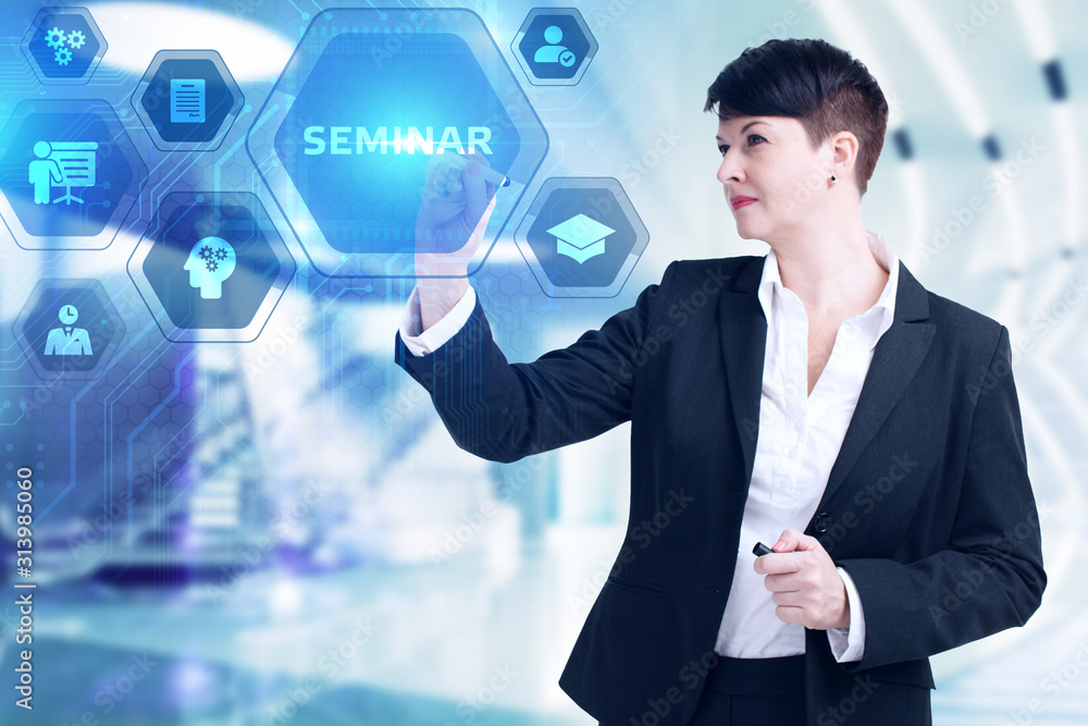 Business, Technology, Internet and network concept. Webinar e-learning. Training concept. Business, Technology, Internet and network concept. Webinar e-learning. Training concept.