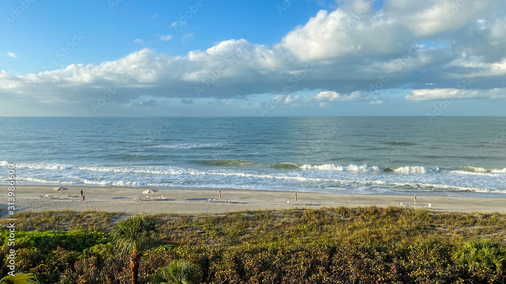 The beach in Longboat Key, Florida The beach in Longboat Key, Florida