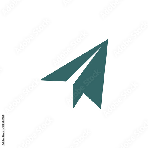 Free Download PAPER PLANE ICON VECTOR - GFXLoad