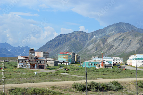 Chukotka village Ozerny near the village of Egvekinot