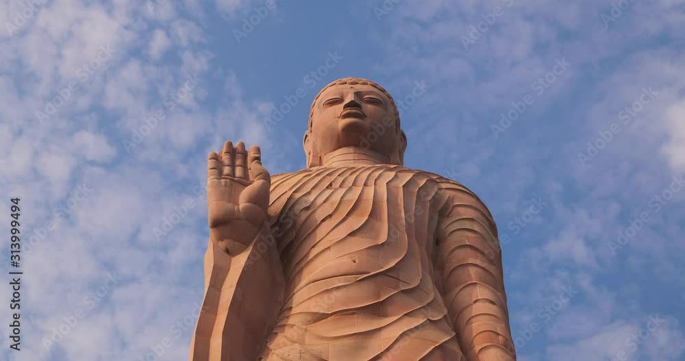 custom made wallpaper toronto digitalClose up shot of tall Buddha statue in Sarnath temple in Varanasi, Uttar Pradesh, India