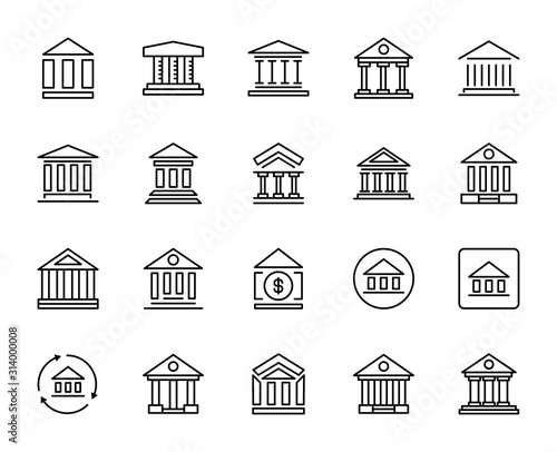 Finance line icon