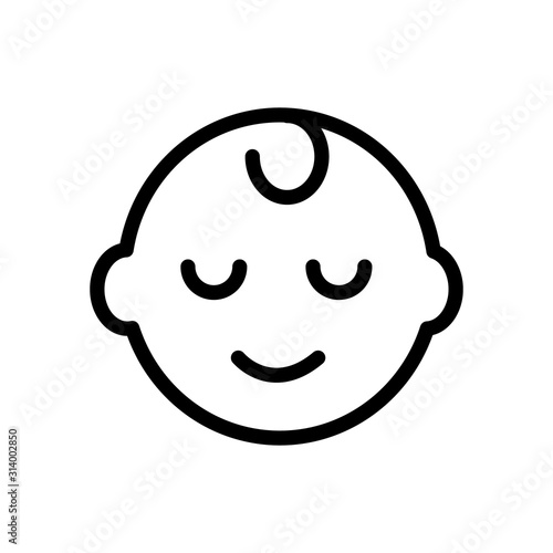 Infant kid icon Illustration Design