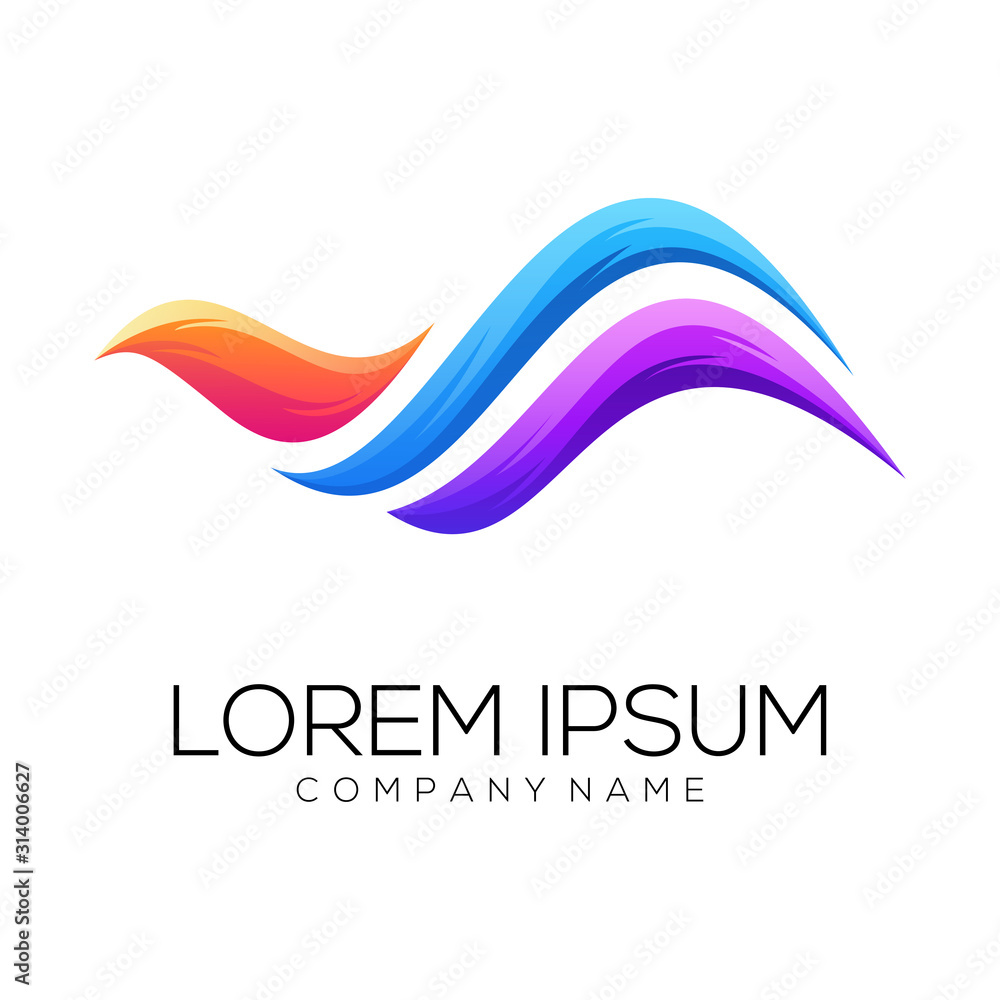Fototapeta premium paradise bird logo design vector