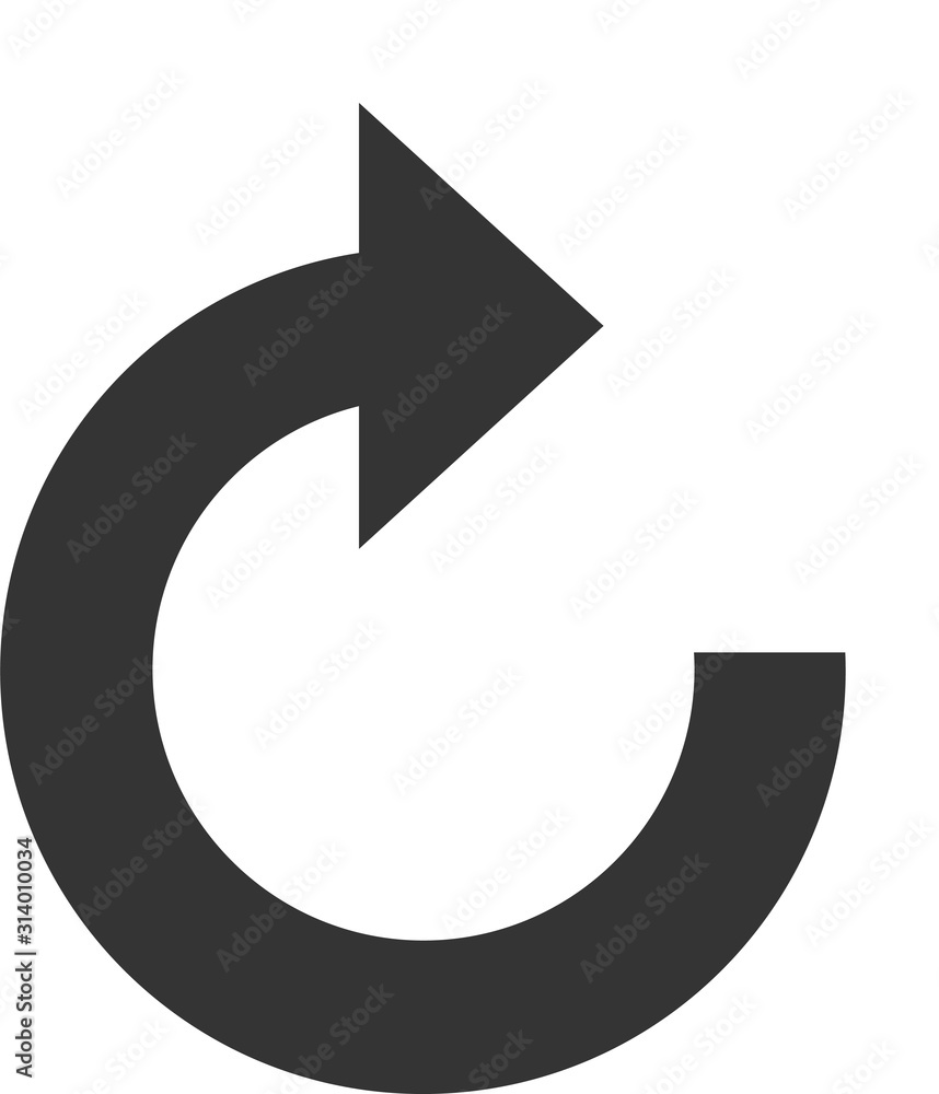 rotation arrows in a circle web icon rotation arrows in a circle web icon