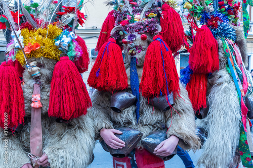 Marmatia Winter Customs and Traditions Festival - Man dressed in pagan traditional costume