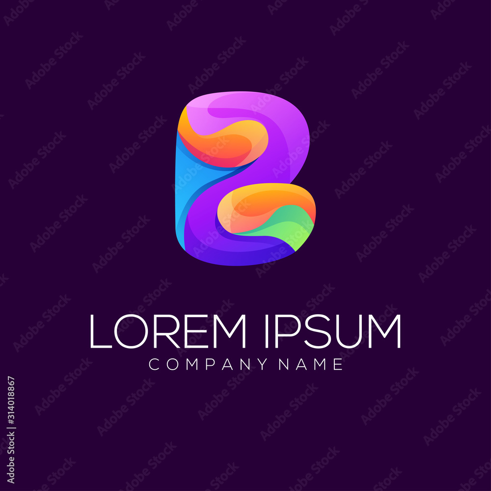 b letter logo design vector abstract b letter logo design vector abstract