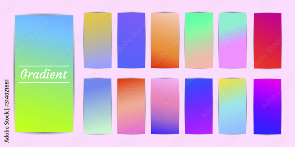 Set of Vector EPS 10 illustration Gradient Background Texture. Template for design, banner, flyer, business card, poster, wallpaper, brochure, smartphone screen, mobile app. Set of Vector EPS 10 illustration Gradient Background Texture. Template for design, banner, flyer, business card, poster, wallpaper, brochure, smartphone screen, mobile app.
