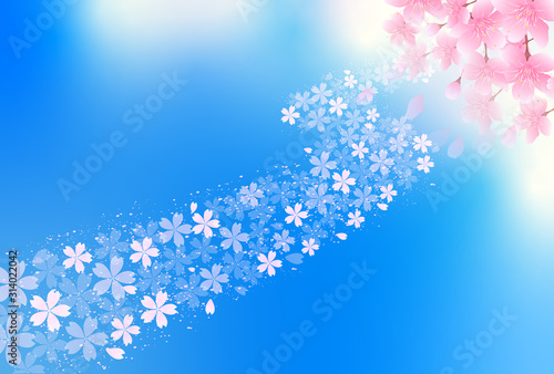 桜　春　花　背景