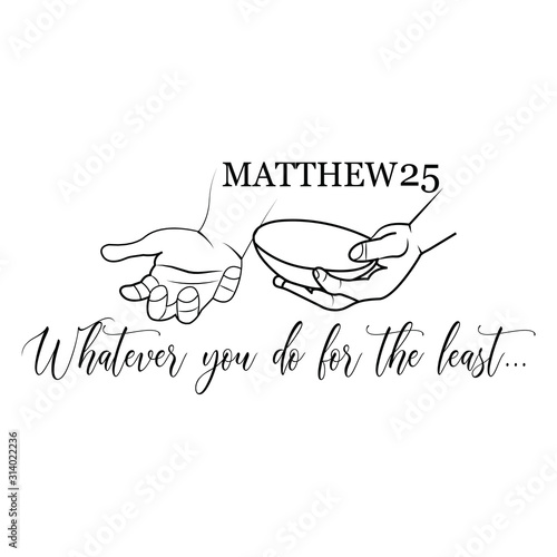 Whatever you do for the least matthew quote - VECTOR