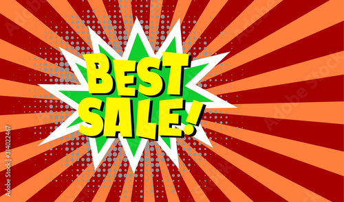 Sale poster design with decorate text and abstract background. Vector illustration.