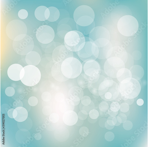 Bokeh and blur vector abstract background 