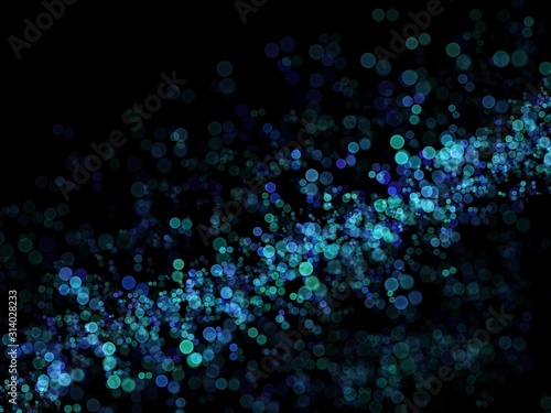 Abstract bokeh texture colorful and lights background isolated. © Kiattisak-TK