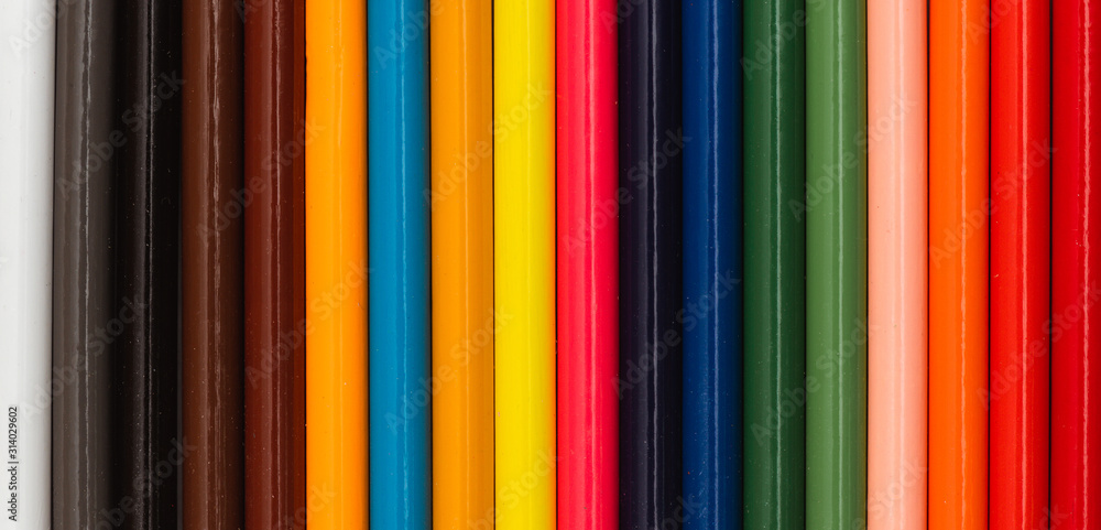 Multi color pencils. the concept of a multinational family and equality in the world. Multi color pencils. the concept of a multinational family and equality in the world.