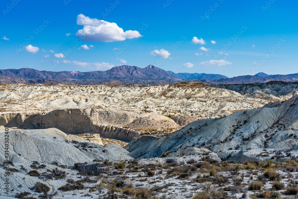 Fototapeta premium The Badlands of Abanilla and Mahoya near Murcia in Spain