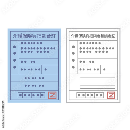 介護保険負担限度額認定証/介護保険負担割合証