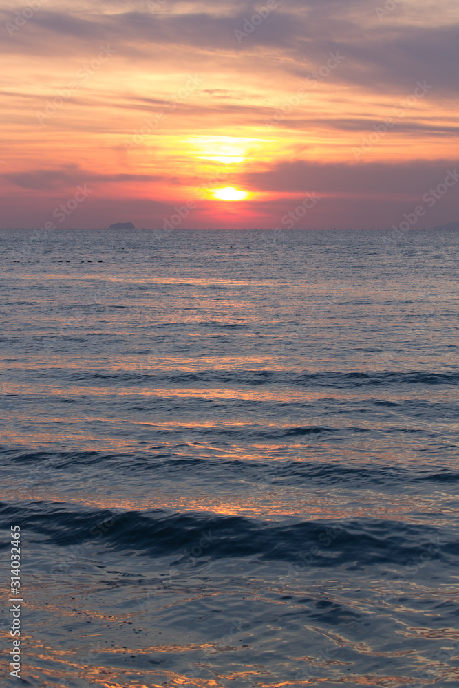 East sea sunrise