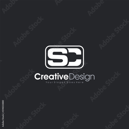 SC Logo Letter Initial SC abstract Logo Template Design Vector, Emblem, Design Concept, Creative Symbol design vector element for identity, logotype or icon Creative Design