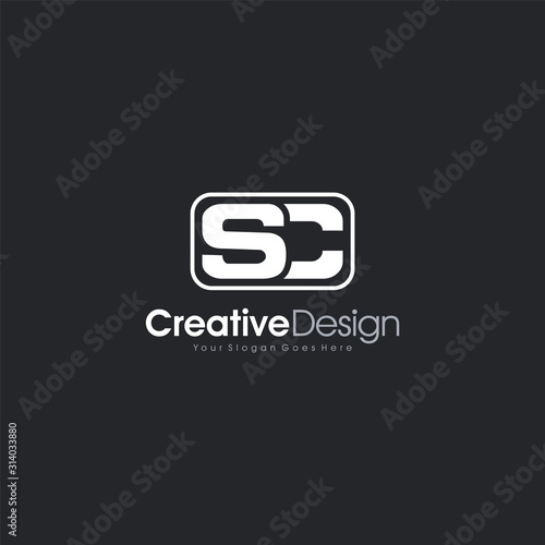 SC Logo Letter Initial SC abstract Logo Template Design Vector, Emblem, Design Concept, Creative Symbol design vector element for identity, logotype or icon Creative Design