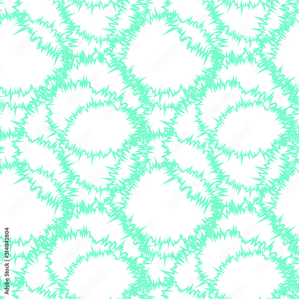 Zig zag circles on white background. Seamless vector pattern. Zig zag circles on white background. Seamless vector pattern.