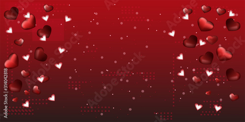 Valentine's day pattern for February 14