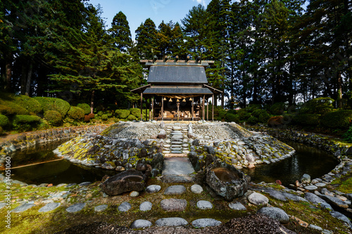 The shrines in Yamagata and Akita.