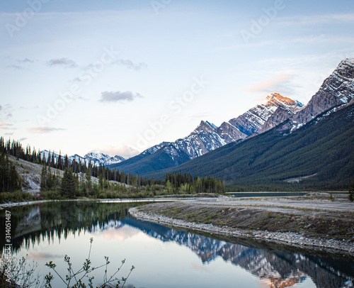 lake in the mountains