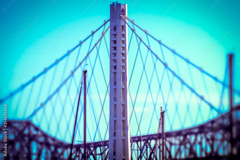 Fototapeta premium bay bridge new bridge sf