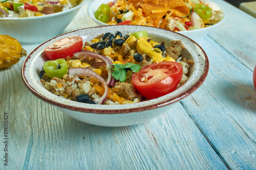 Schilderij op canvas Instant Pot Southwest Chicken Power Bowl