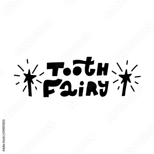 Hand Lettering Tooth Fairy Quote