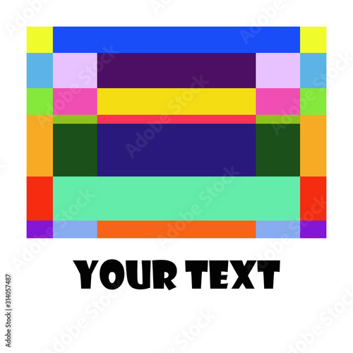abstract background with squares