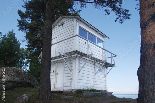 White Käsmu lighthouse building