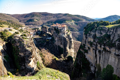 The Holy Monastery of Varlaam. The Monasteries of Meteora an UNESCO World Heritage in Kalambaka (Kalabaka), Greece.